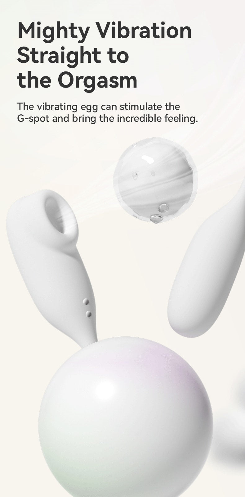 OCRUSH Magic Box 2-in-1 Stimulator - Pearl White main image