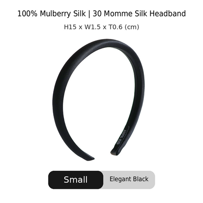 OCRUSH Glossy Mulberry Silk Headband