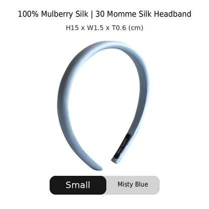 OCRUSH Glossy Mulberry Silk Headband