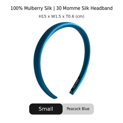 OCRUSH Glossy Mulberry Silk Headband