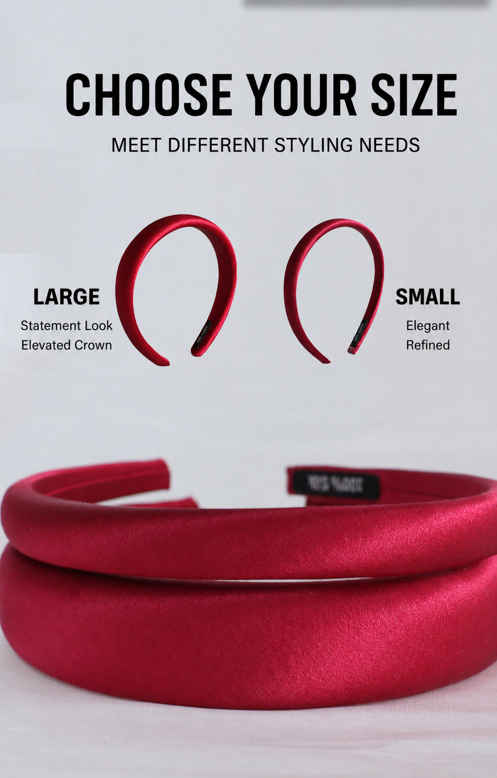 Mulberry silk headband product detail