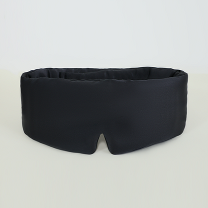 OCRUSH Full Coverage Mulberry Silk Sleep Mask Black