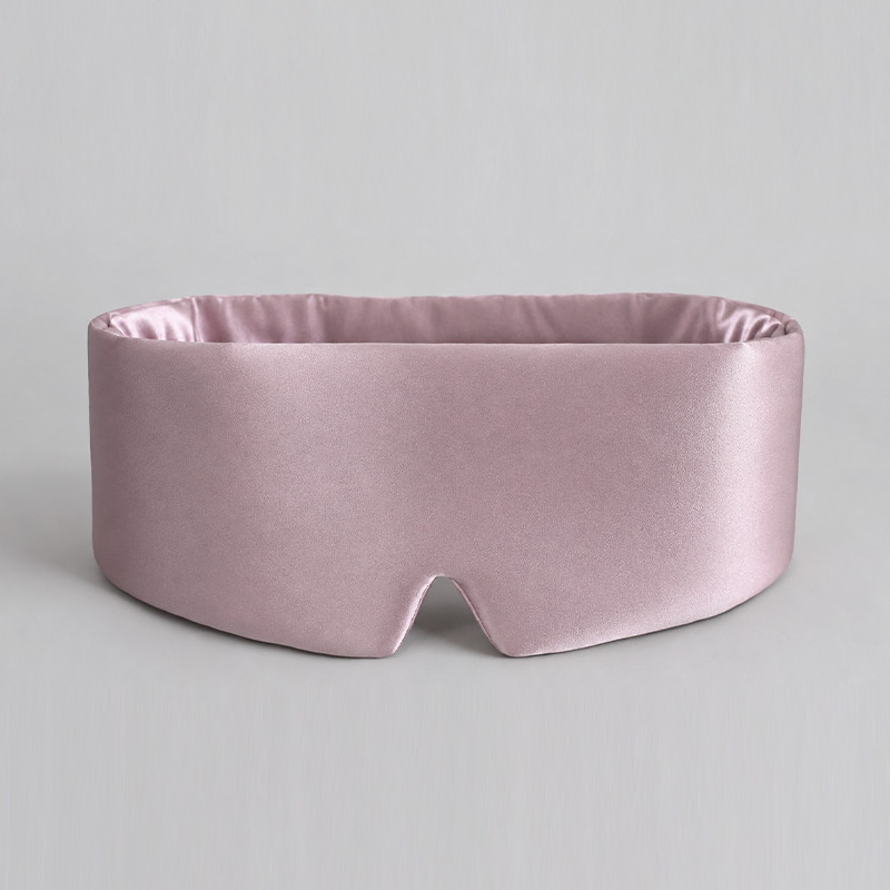 OCRUSH Full Coverage Mulberry Silk Sleep Mask Aurora Purple